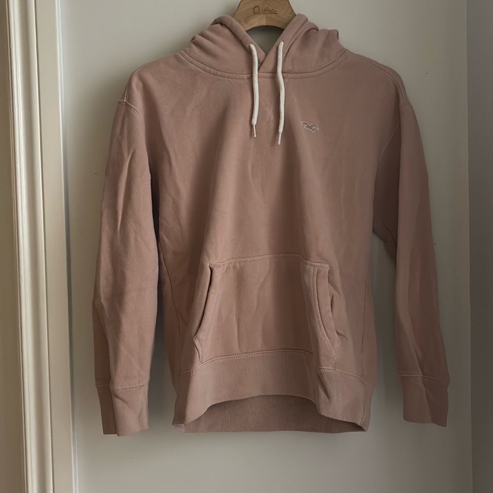 Dusty pink hollister hoodie